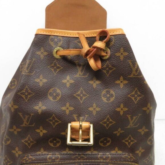 🔥EXTRA LARGE🔥 Authentic Louis Vuitton Monogram Montsouris GM Backpack Bag LV - Picture 10 of 16
